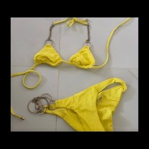 Beach Bunny Swim Yellow bikini